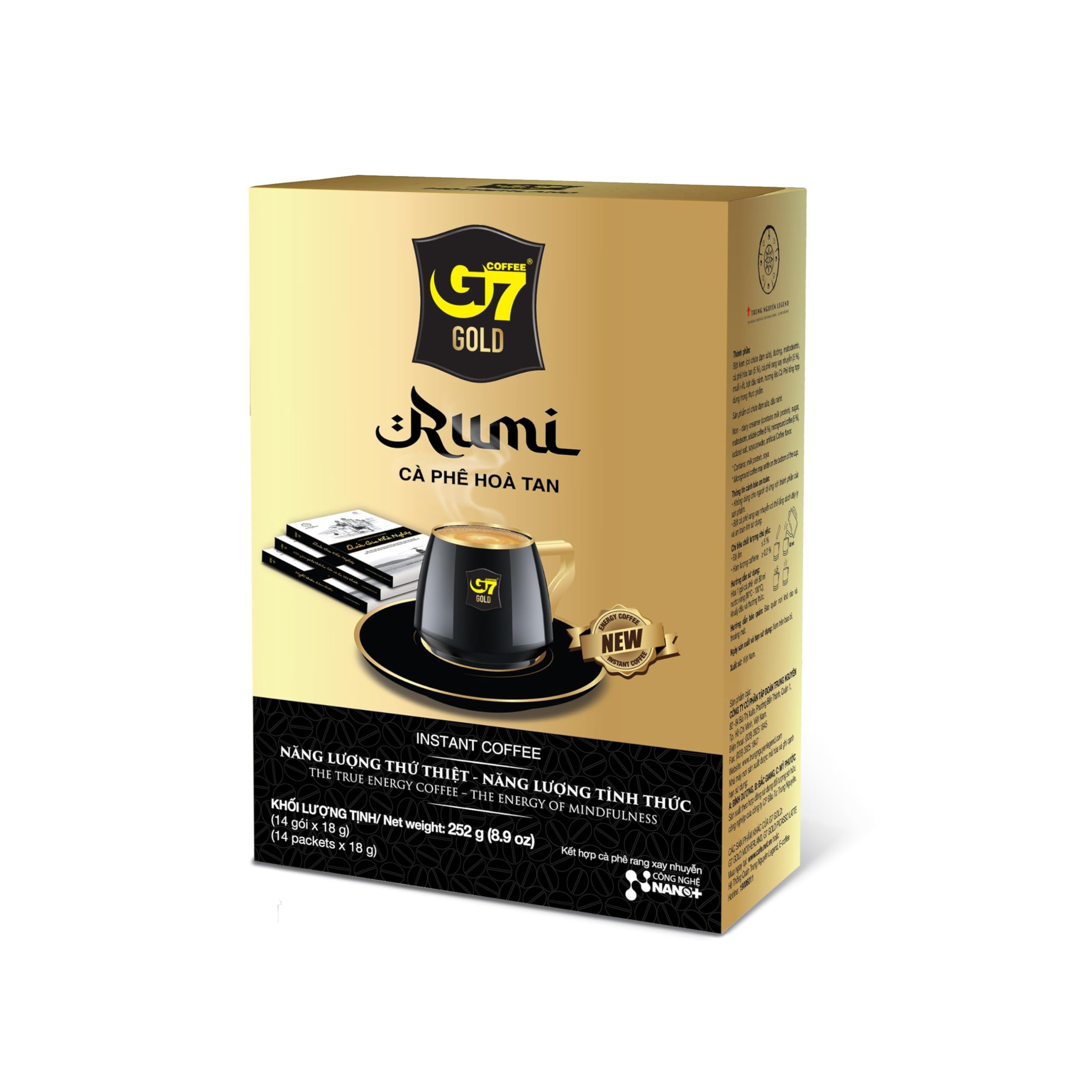 Amazon.com: TRUNG NGUYEN LEGEND G7 Gold Rumi Instant Coffee