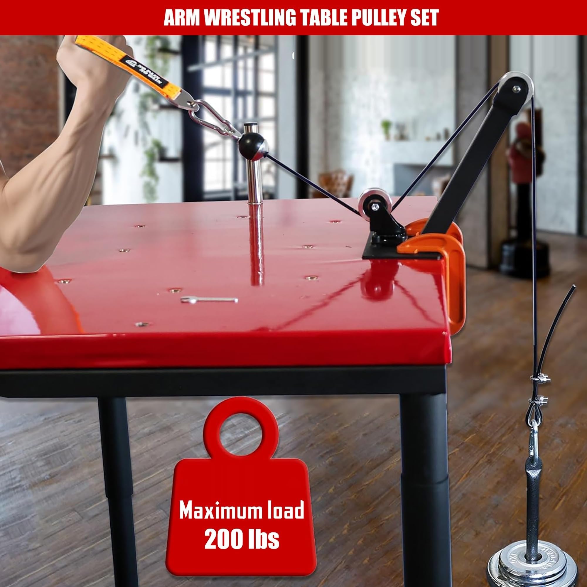 Pulley Training System Kit for Gyms Sports Arenas Homes Club Office, Pulley Kit