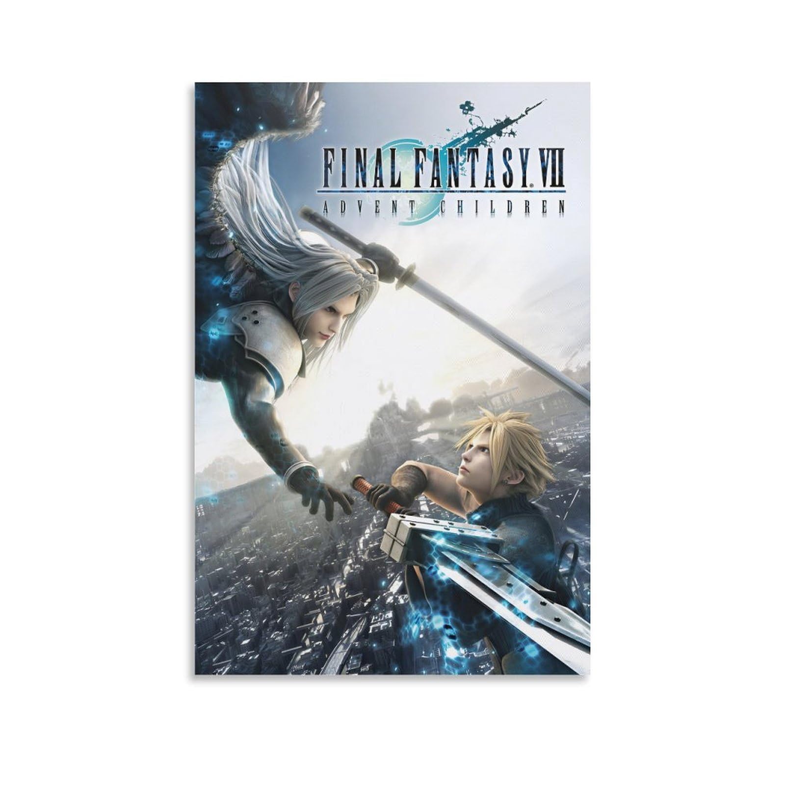 Amazon.com: Thcbme Final Fan-tasy VII Advent Children Canvas Art
