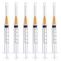 Vista 34 de SHAOTONG 10mL Syringe with 21 Gauge 1.5 Inch Needle Lab Disposable Sample Injection Syringes, 100 Pack