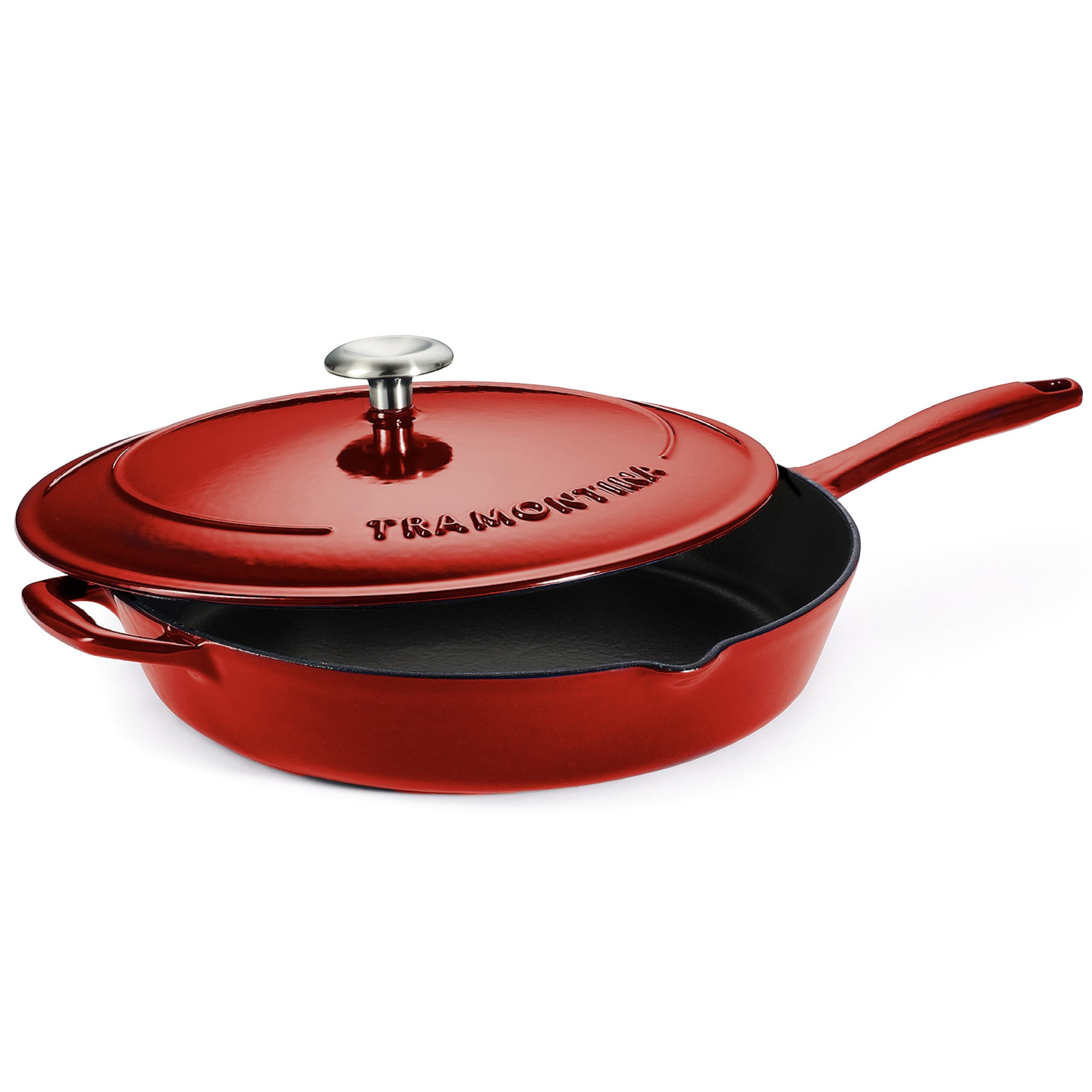 Tramontina Bestow, sauteuse en fonte émaillée, 30 cm, avec couvercle