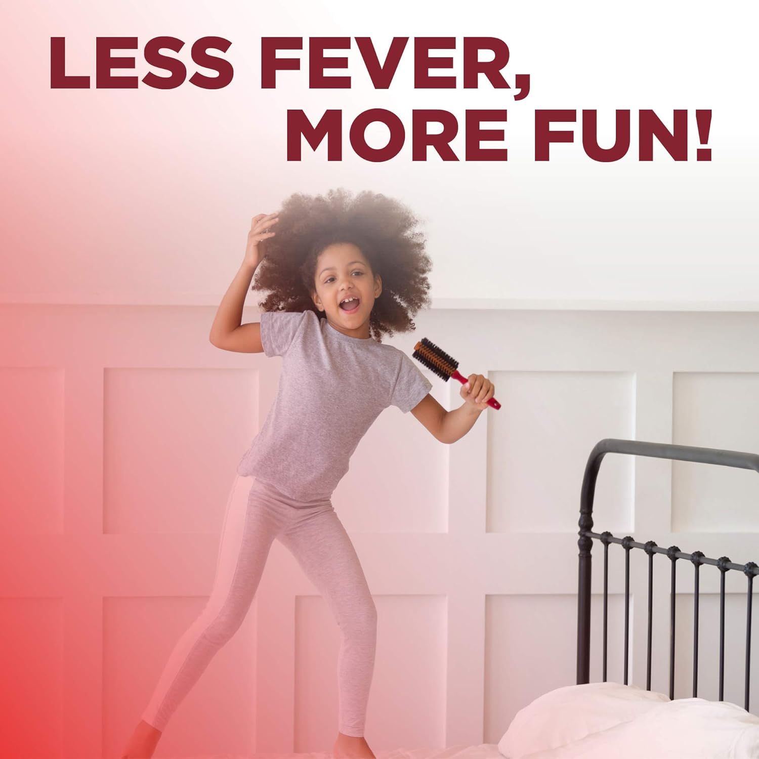  Basic Care Children's Pain & Fever Oral Suspension, Acetaminophen 160 mg per 5 mL, Cherry Flavor, 4 Fl Oz : Health & Household
