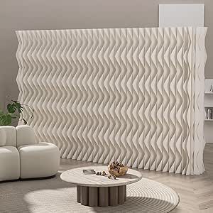 GUAWJRZDP Paper Partition, Paper Room Divider, Folding Papers Room ...