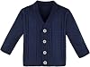 Lilax Baby Boy Cable-Knit Basic Knit Cardigan Sweater