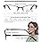 HOTJOJO 3 Pack Reading Glasses for Women Blue Light Blocking, Metal Oval Half Frame Womens Readers Glass with Spring Hinge, Anti Blue Ray Reduce Eye Strain Glare Headache(175 Magnification Strength)