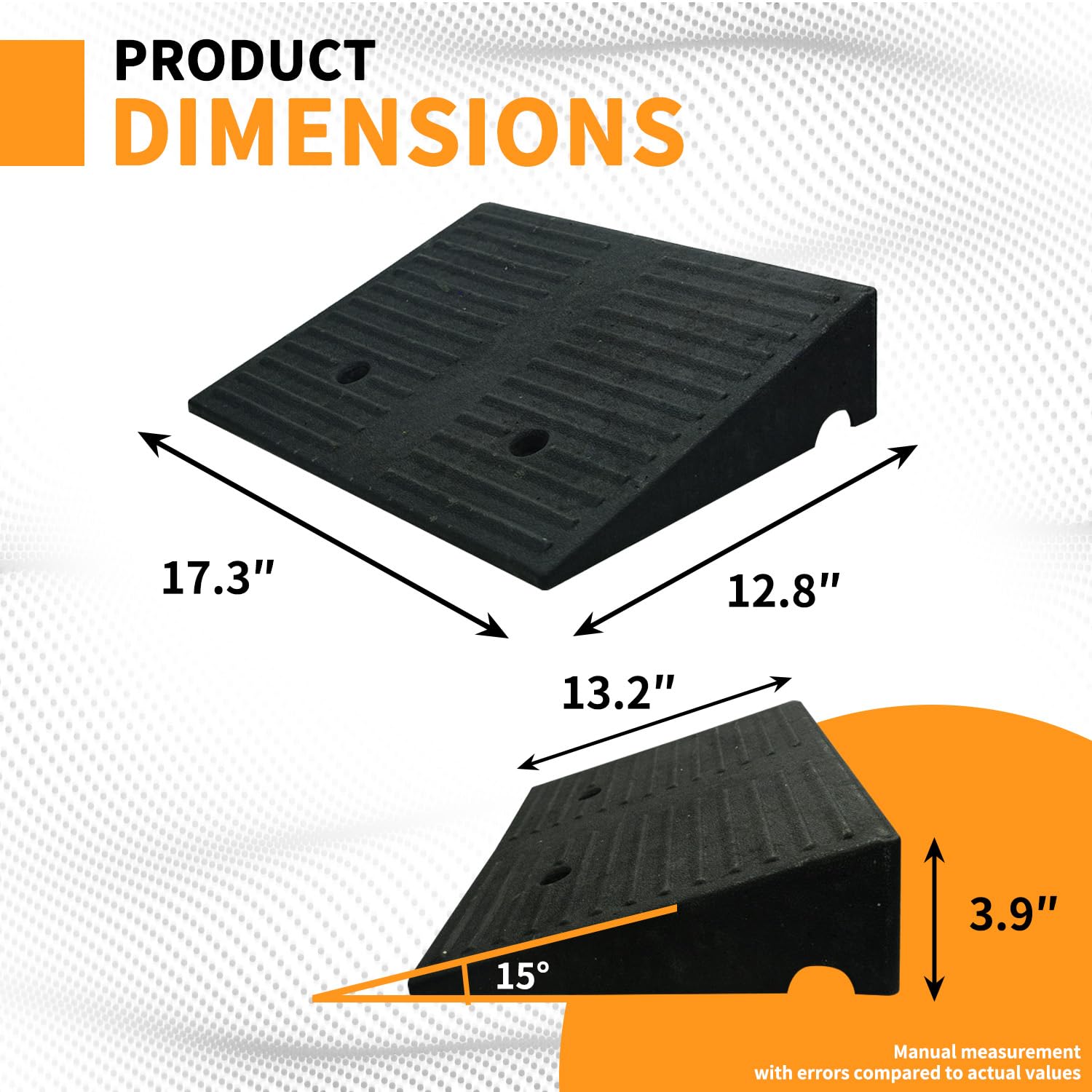 Vacallity Curb Ramps - 2 Pack for Driveway -3