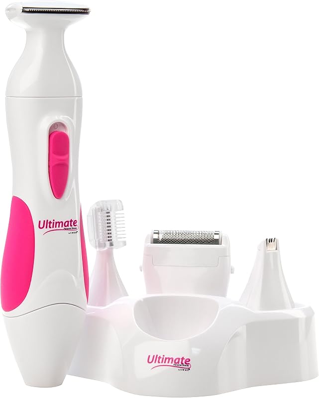 Kit de Aparador Pessoal swan com Acessórios, Rosa e Branco