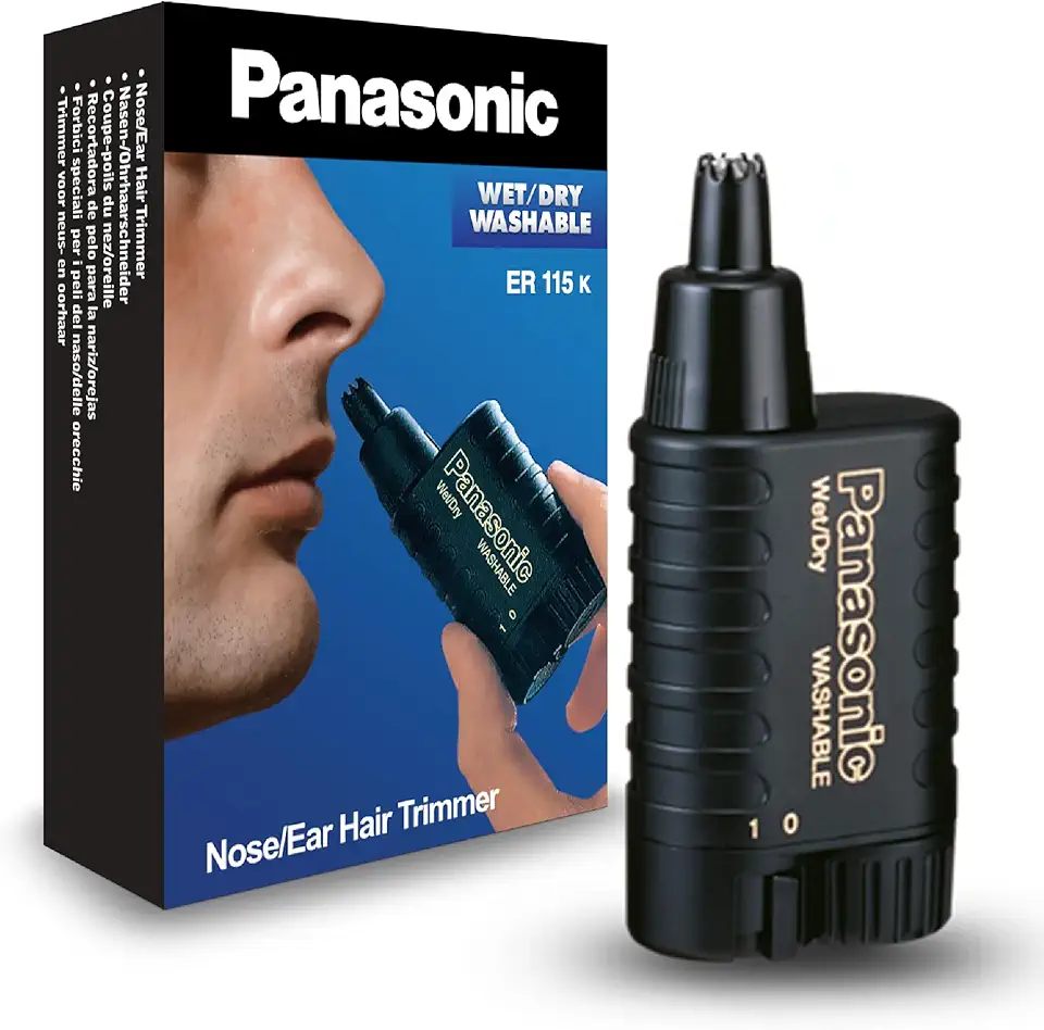Panasonic ER115 Nose &amp; Ear Hair Trimmer Wet/Dry Application