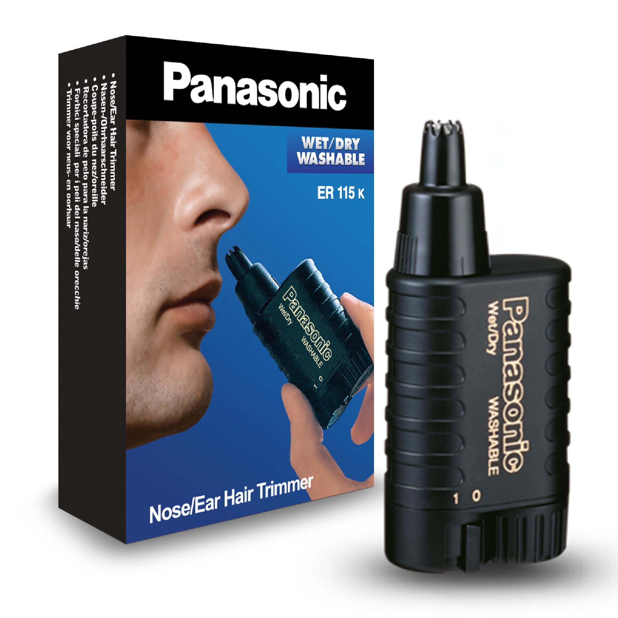Panasonic Er115 Nose & Ear Hair Trimmer Wet/Dry Application