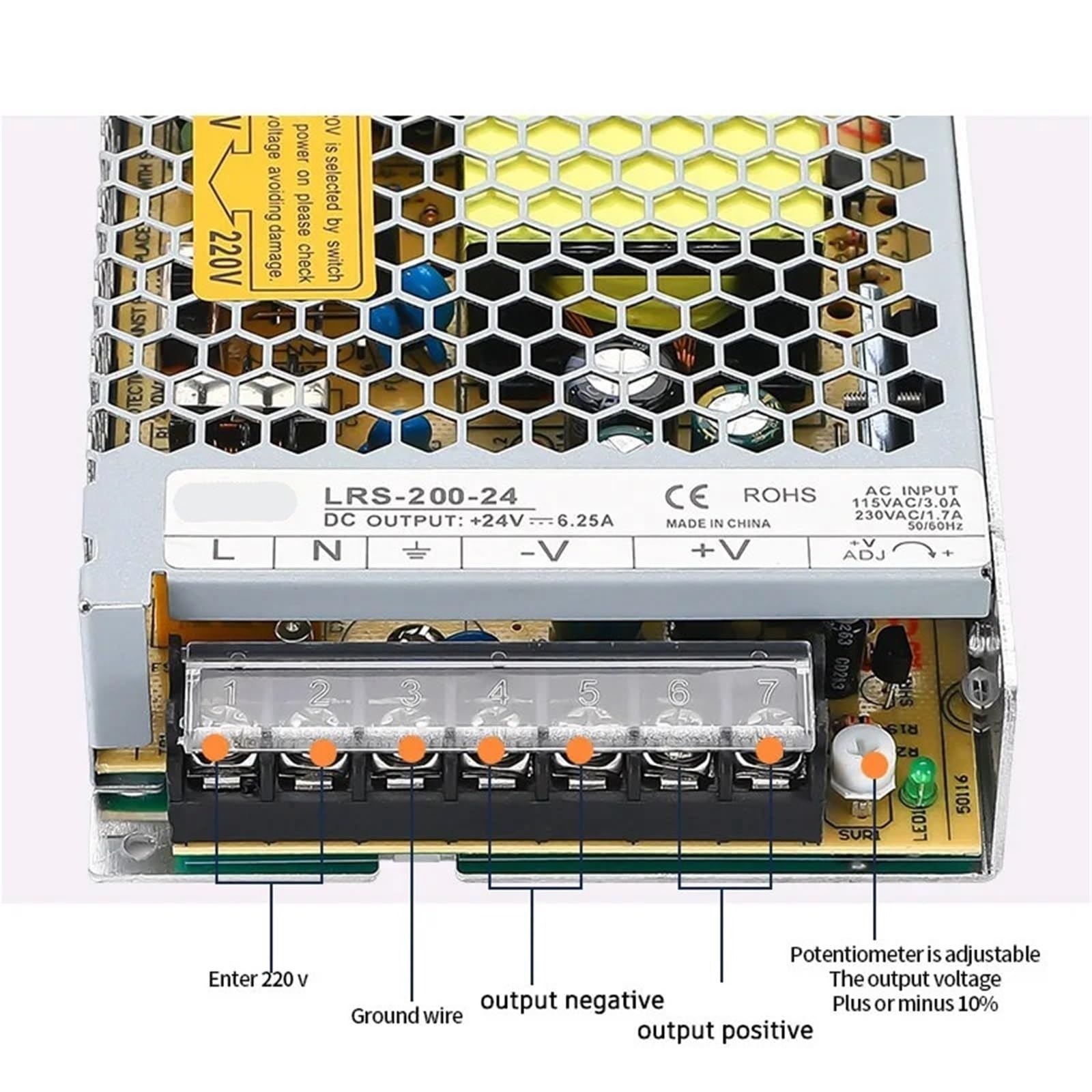 Schaltnetzteil 35W 50W 75W 100W 120W 150W 200W 350W 400W AC/DC 12V 24V 1Stk(12V,35W)