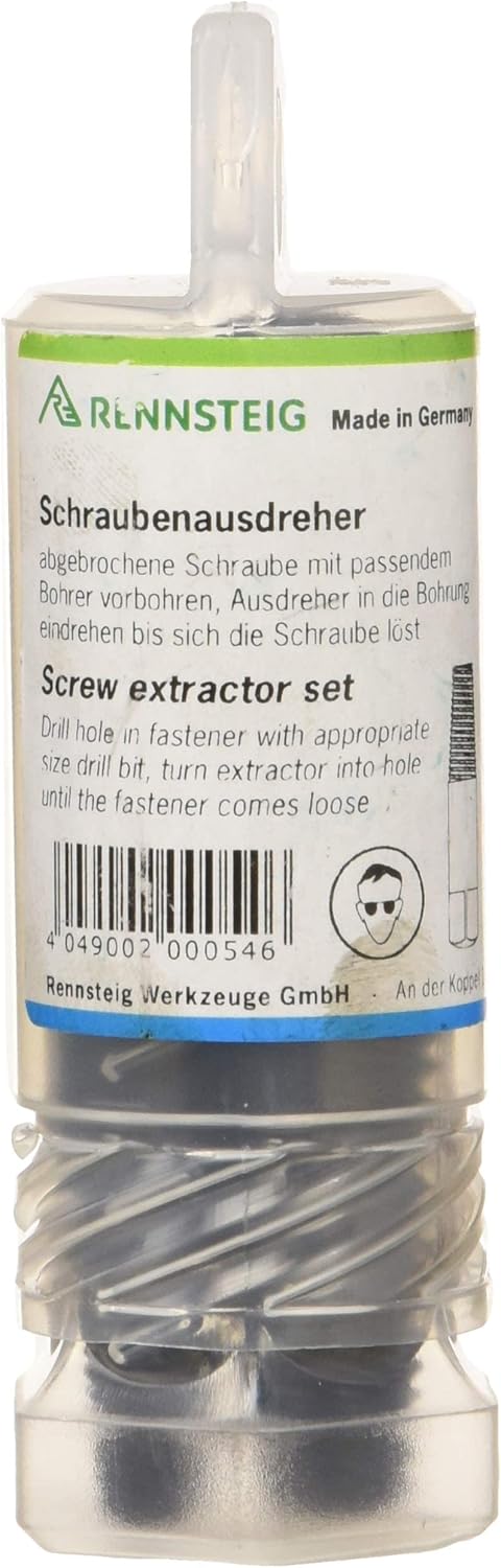 Rennsteig 470 901 3 6 Parts Screw Extractor Set, Black - Image 3