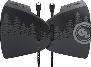 Giant Loop Bushwackers Handguards, Plastic Black Motorcycle Hand Guards, Suitable for Dirt Bikes, Street Bikes, Snow Bikes, ATVs, Snowmobiles & More