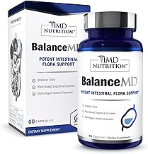 1MD Nutrition BalanceMD Vaginal Probiotics | Oregano & Caprylic Acid with Lactobacillus & Digestive Enzymes | Promotes Intestinal Flora Balance | 60 Capsules