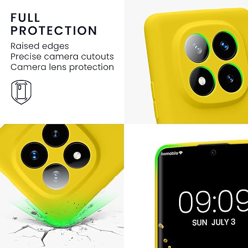 Vista 490 de kwmobile Funda compatible con Xiaomi Redmi Note 11 / Note 11S - Funda protectora de silicona TPU suave y delgada - Azul Báltico Azul (Baltic Blue)