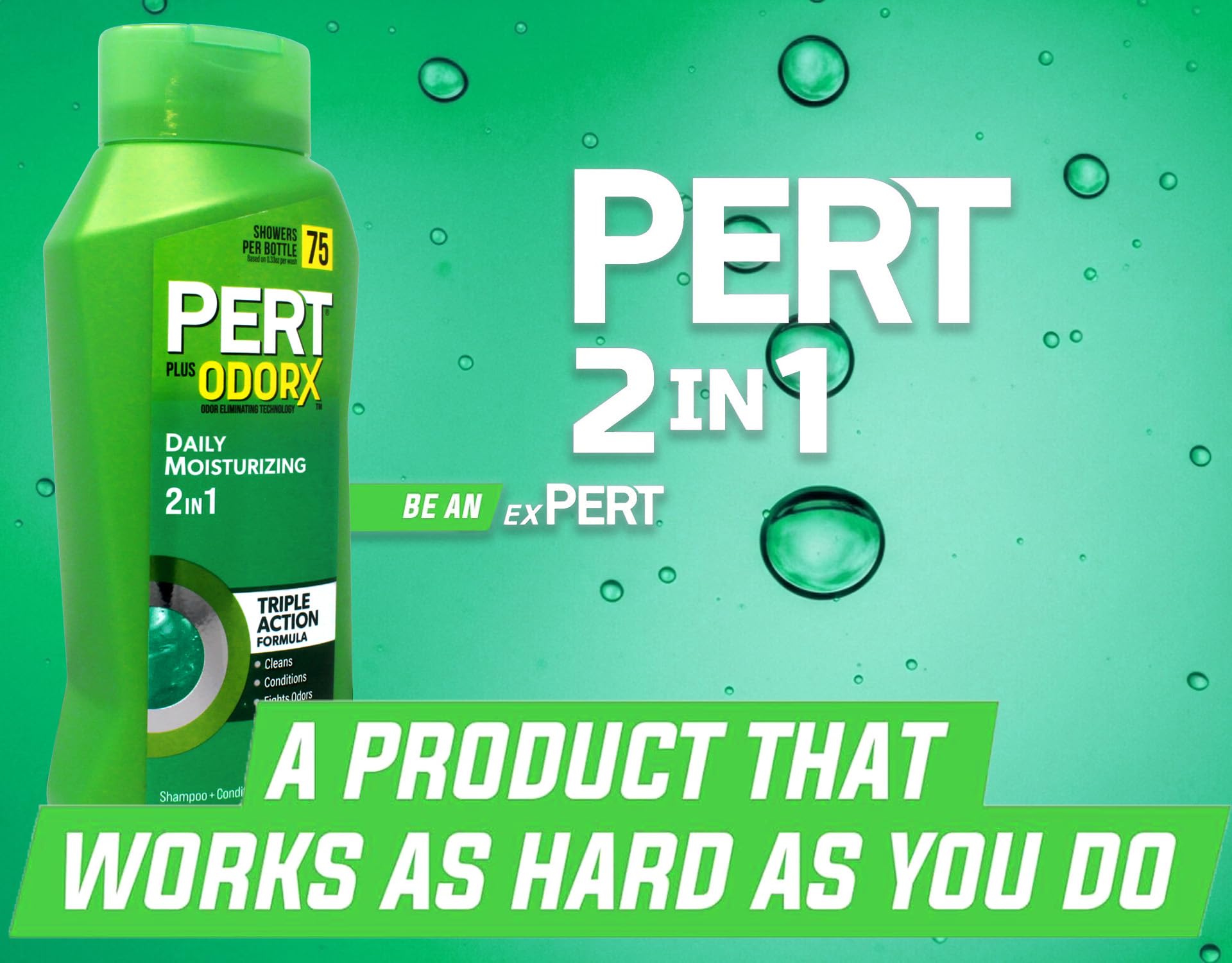 PERT Complete Clean 2-in-1 Shampoo and Conditioner for Men