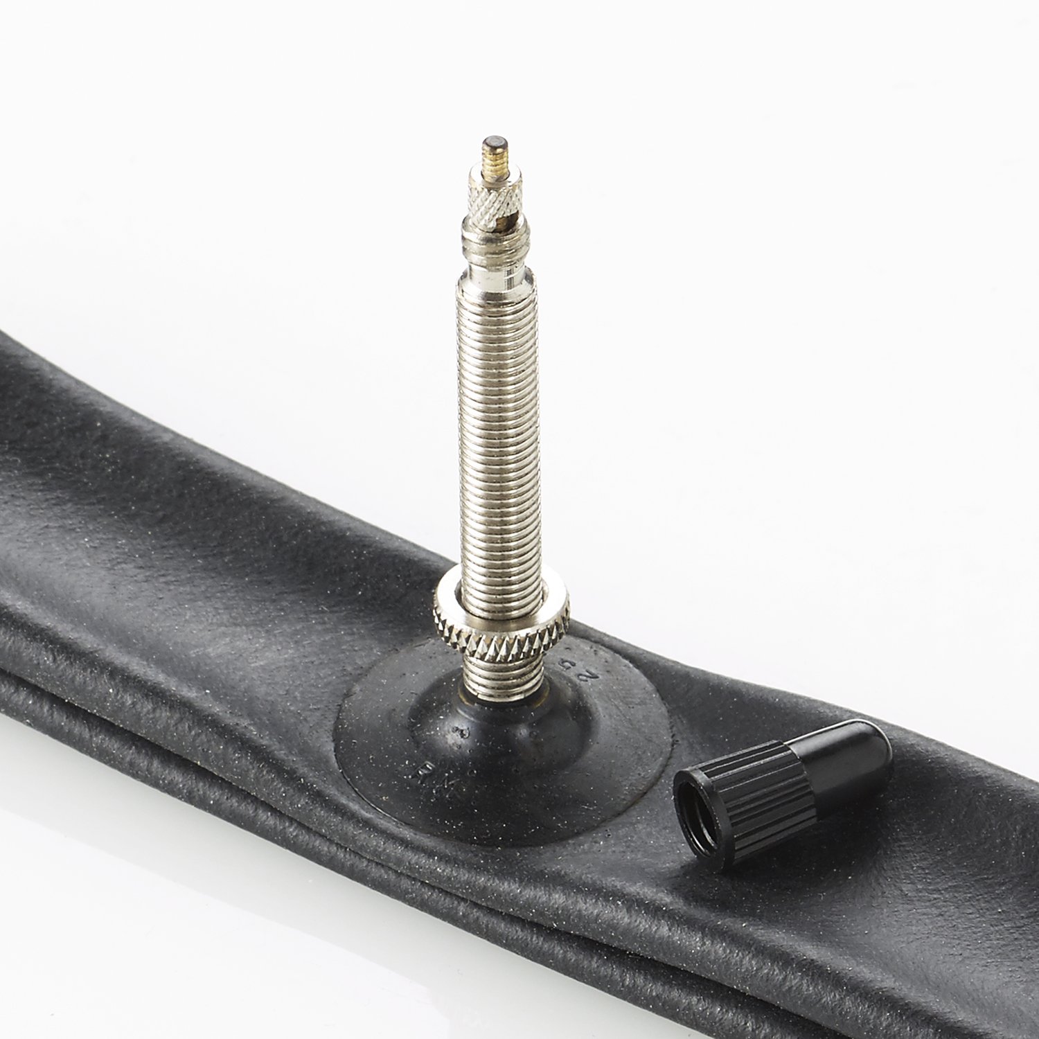FISCHER 27.5 inch wide SV bicycle tube, Presta valve/French valve, Sclaverand valve/French valve - Image 4