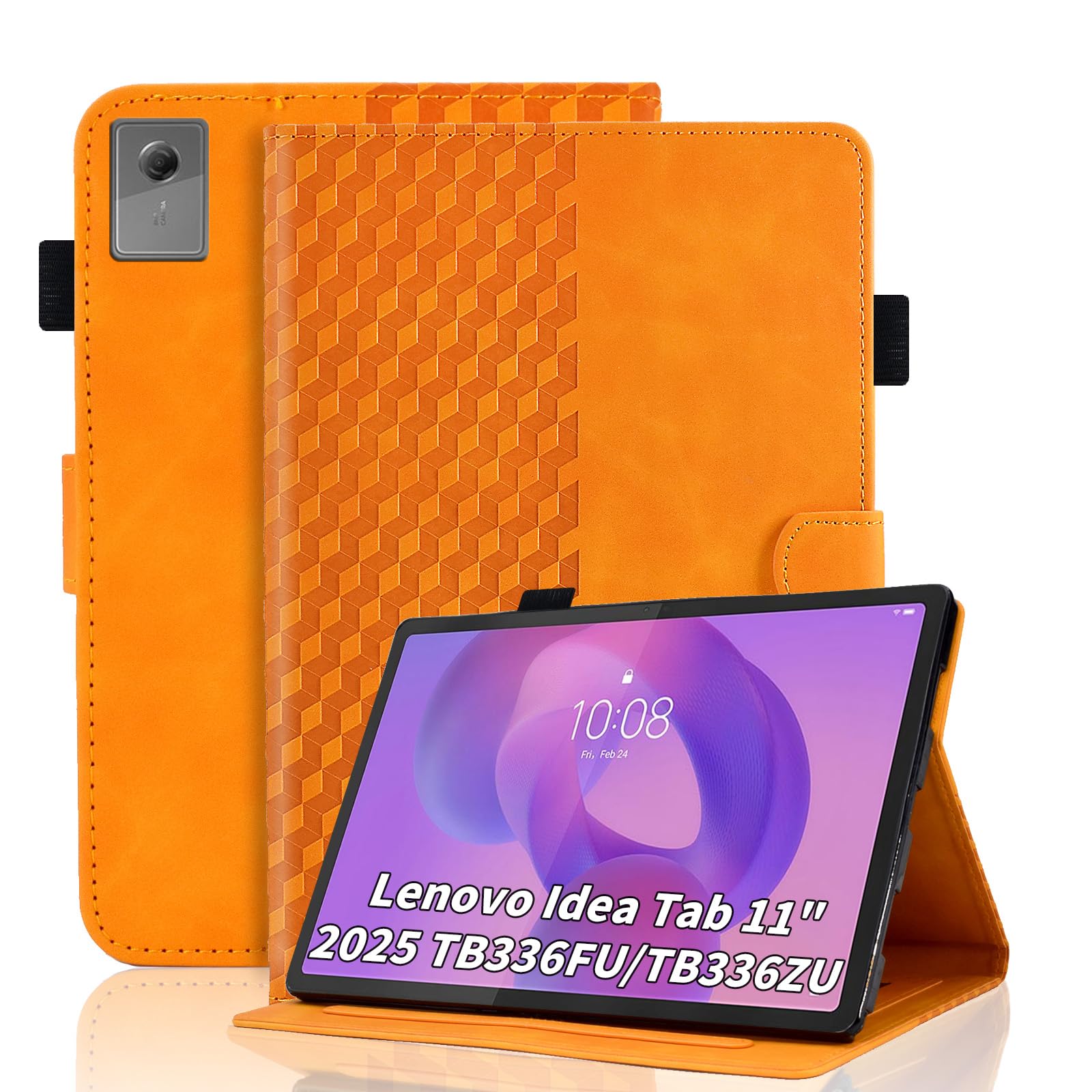 Case for Honor Pad X8a 11 Inch Tablet 2024 Protective Case Premium Leather Folio Smart Case with Auto Sleep/Wake Pen Holder Card Slot for Honor Pad X8a- Dark Green — view 39