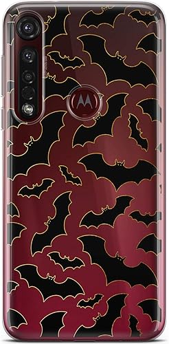 Miniatura 8 de Mertak Funda para teléfono compatible con Motorola Edge + Moto G9 G8 Plus G7 Play Power Z4 Celestial Stars Slim Cover Bear TPU Silicona Montañas