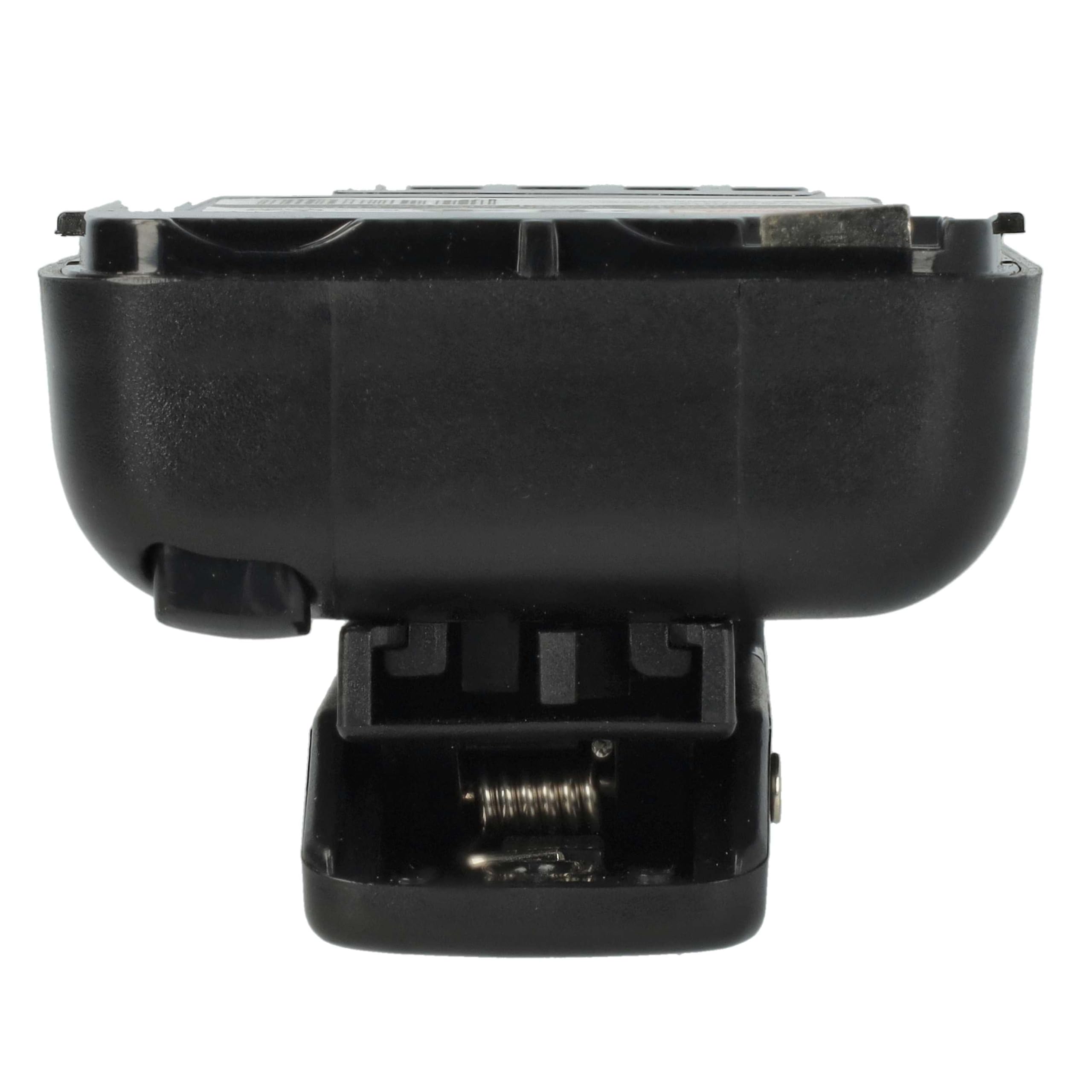 vhbw 2 x bateria kompatybilna z radiem Vertex Yaesu FT50R, FT-10R, FT40R, FT10R, FT-40R Radio (2000 mAh, 7,2 V, NiMH) + klips
