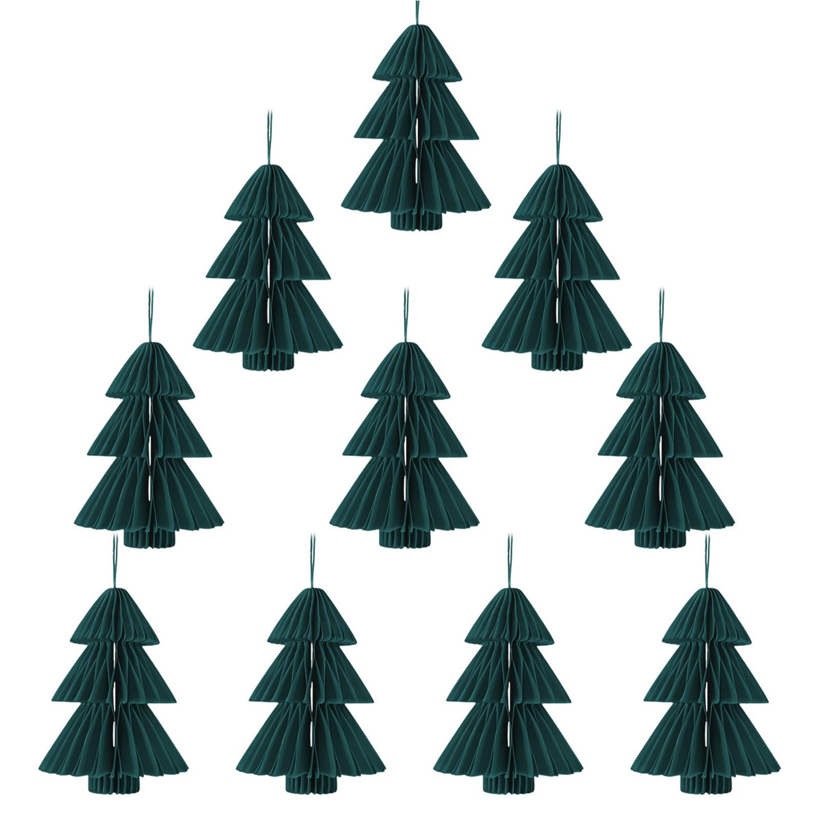 Pendentifs en papier enduit pour sapin de Noël et intérieur créatif