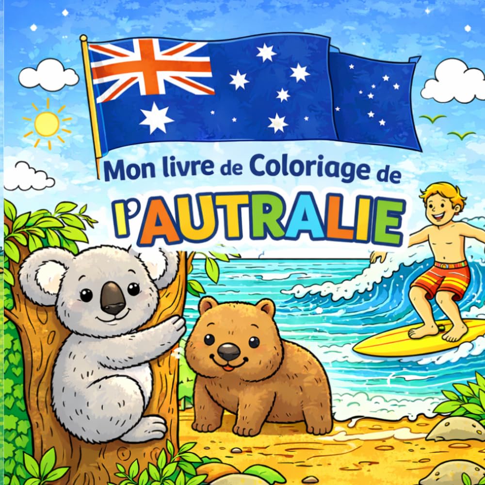 Mon livre de coloriage de l'Australie