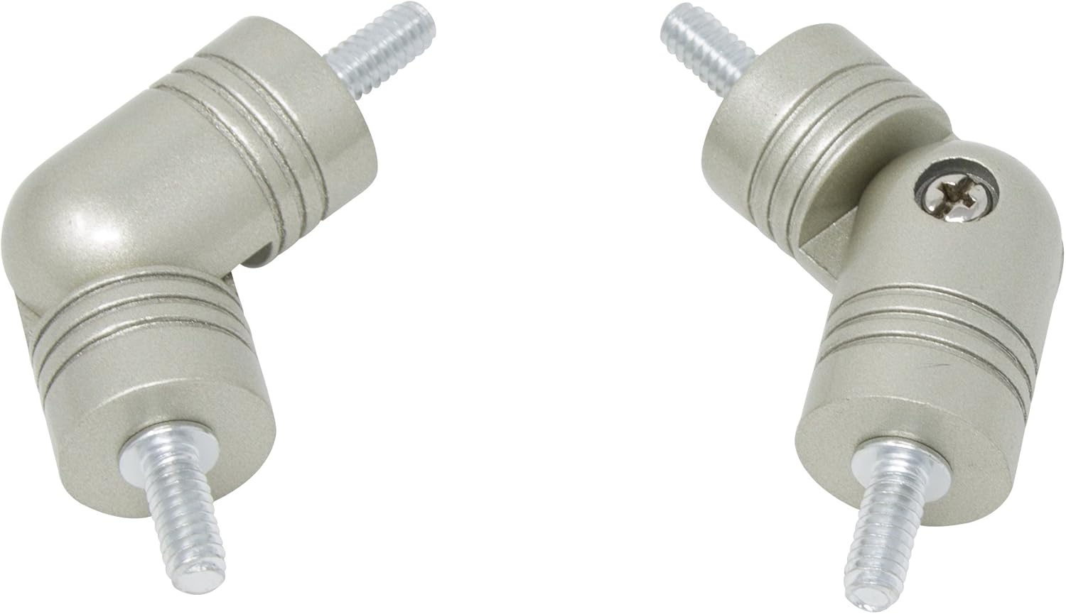 MERIVILLE Hinged Elbow Connector Designed for Bay Window Curtain Rods or Corner