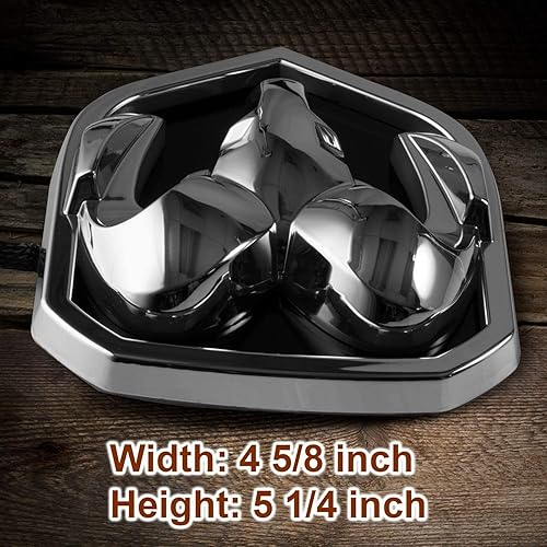 Miniatura 2 de Emblema de rejilla iluminada RAM 2009-18, cromado