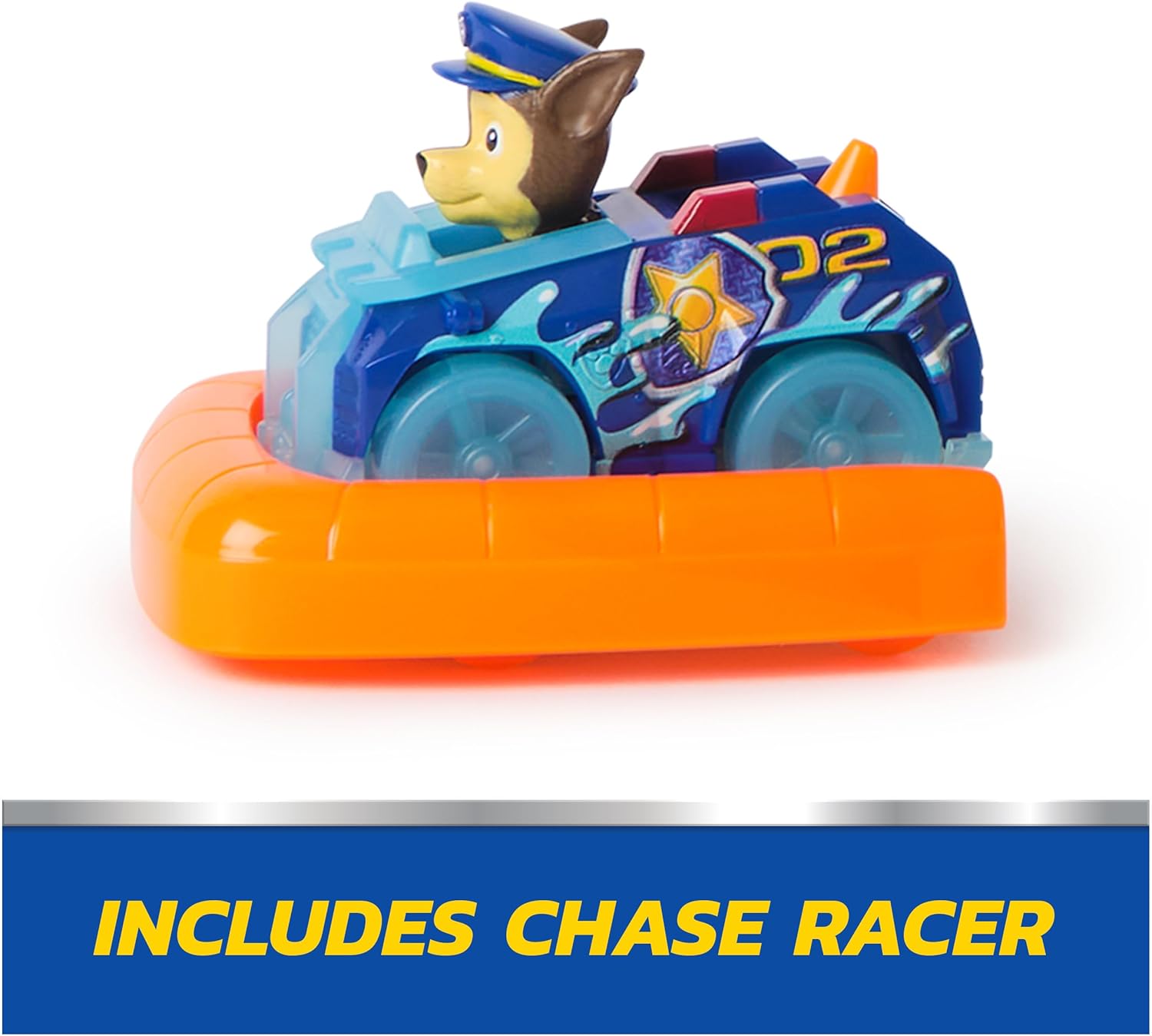 Paw Patrol Pup Squad Octopus Rescue Playset, 2.5-Inch Chase Toy Car & Baby Octopus Figure, Pretend Play Kids Toys for Boys & Girls Ages 3 and Up