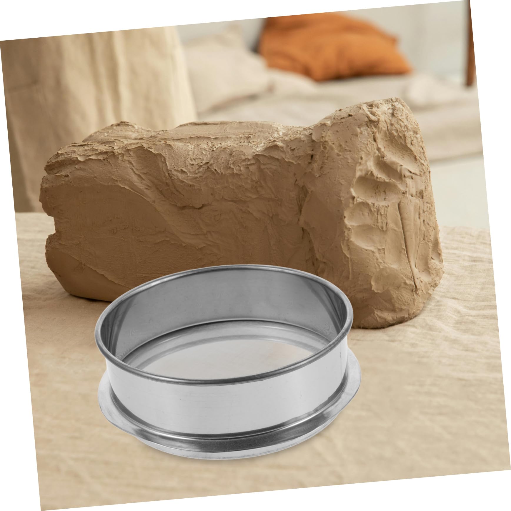 SEWACC 3pièces Tamis Rond Acier Inoxydable Mailles pour Glaçure Outil Polyvalent De Filtration pour Parfait pour Artistes Professionnels