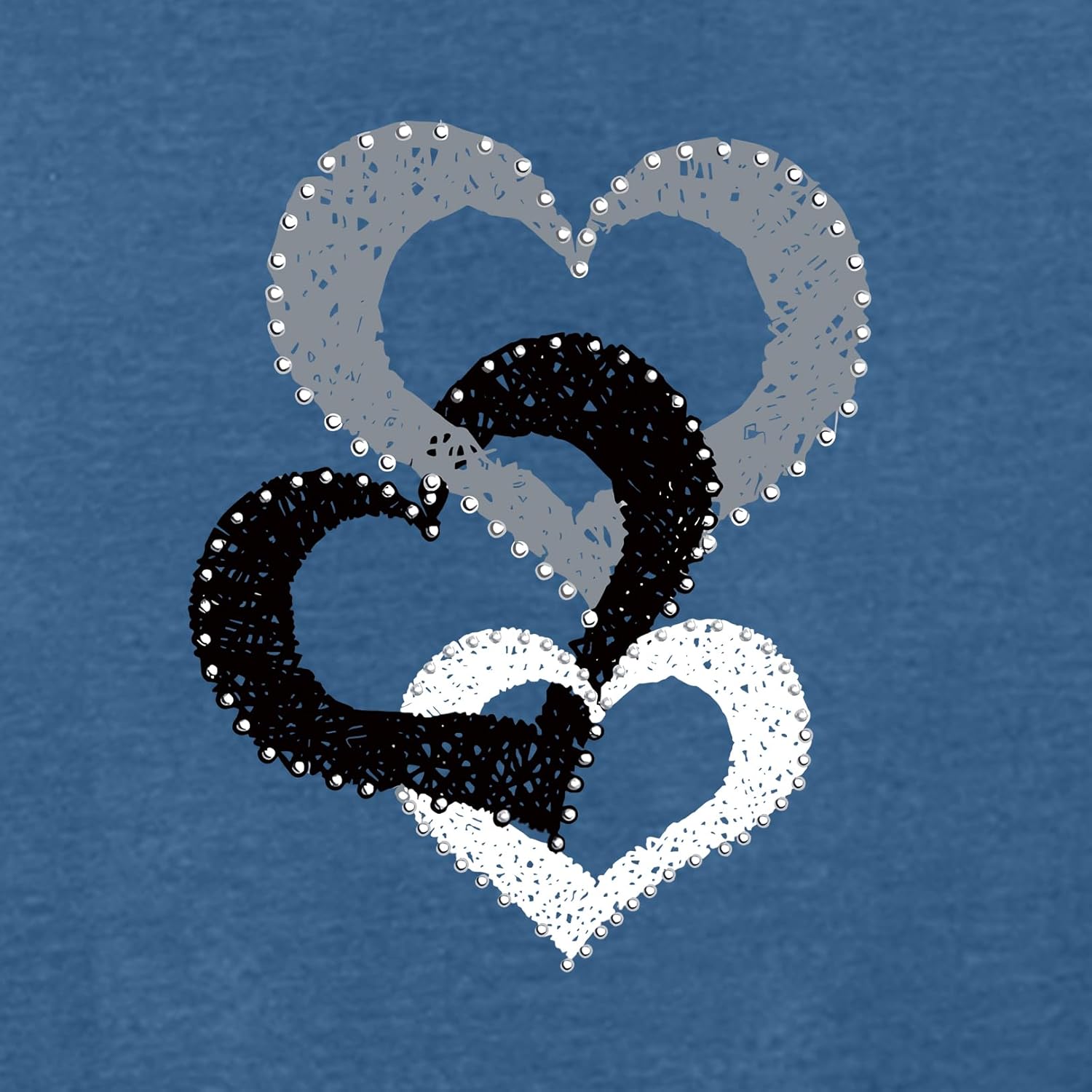 LOOKFACE Women's Sleeveless Tank Top with Triple Heart Graphic Print Cute Tunics - Image 4