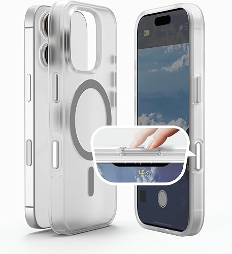 M.Craftsman iPhone 16 Pro Case Compatible with MagSafe, Camera Control Button Co