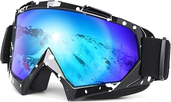 MAMBAOUT Adult Snow Ski Goggles, Snowboard Goggles for Youth, Teens, Men & Women, Wide View Snowmobile Goggles