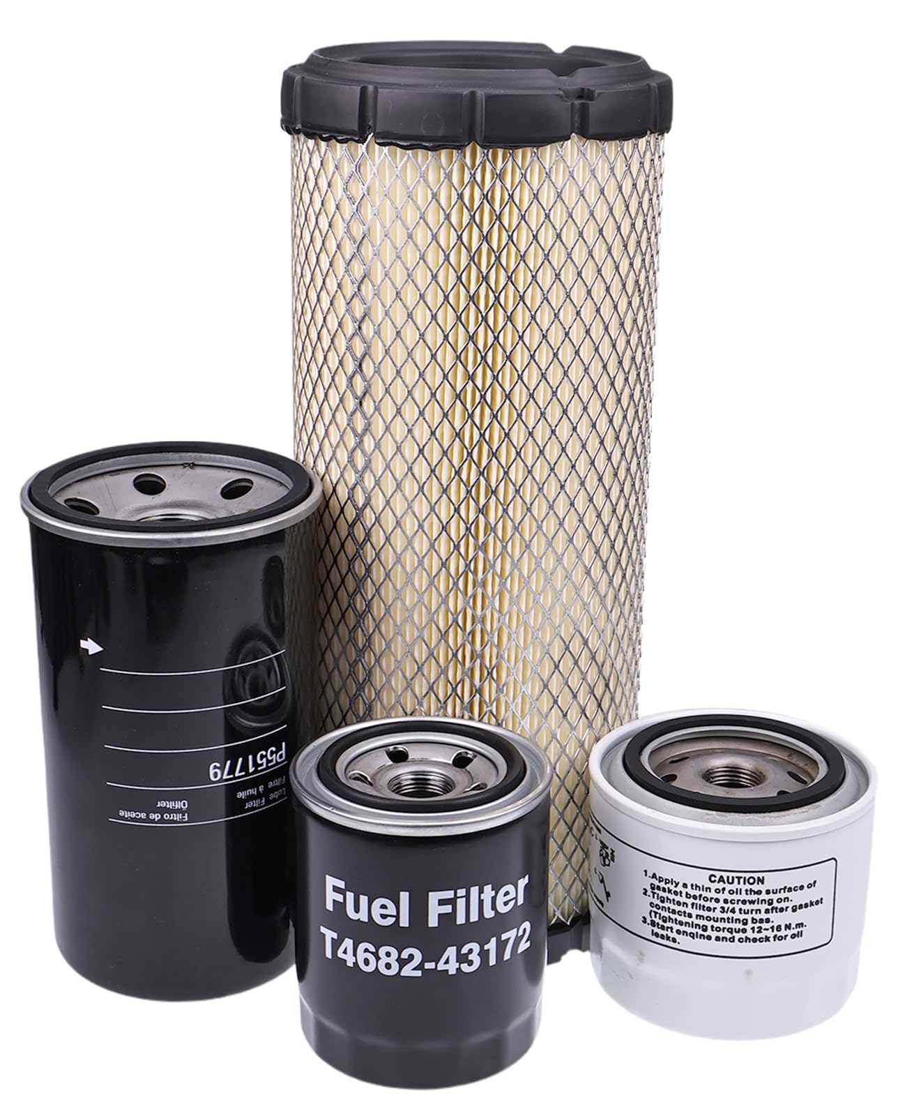 CFKIT Service Filter Kit For Kioti CK2610 HST Compact Tractor – Full Maintenance Filter Set
