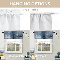 Vista 73 de Cenefas de cocina modernas con patrón de cobre marrón dorado para ventanas, cenefas opacas abstractas de marcas de arañazos y cortinas opacas