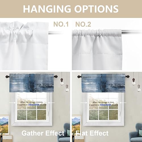 Miniatura 73 de Cenefas de cocina modernas con patrón de cobre marrón dorado para ventanas, cenefas opacas abstractas de marcas de arañazos y cortinas opacas