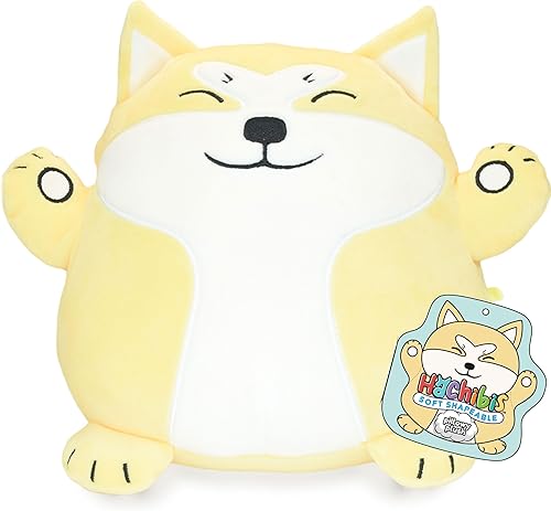 Peluche de animal de peluche para perro, bonita almohada de peluche Shiba Inu y juguete de peluche sensorial, suave regalo Kawaii de anime para