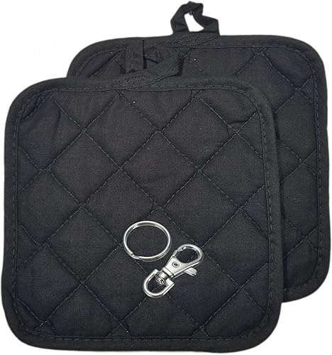 Miniatura 1 de Agarraderas cuadradas de calabaza para Acción de Gracias, otoño, reunir hola allí, almohadilla caliente, salvamanteles, 7 x 7 pulgadas, paquete de 2