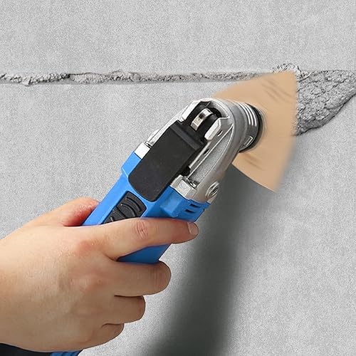 Miniatura 4 de Juego de 100 hojas de sierra oscilantes, cuchillas oscilantes universales con papel de lija, kit de cuchillas multiherramienta de liberación rápida