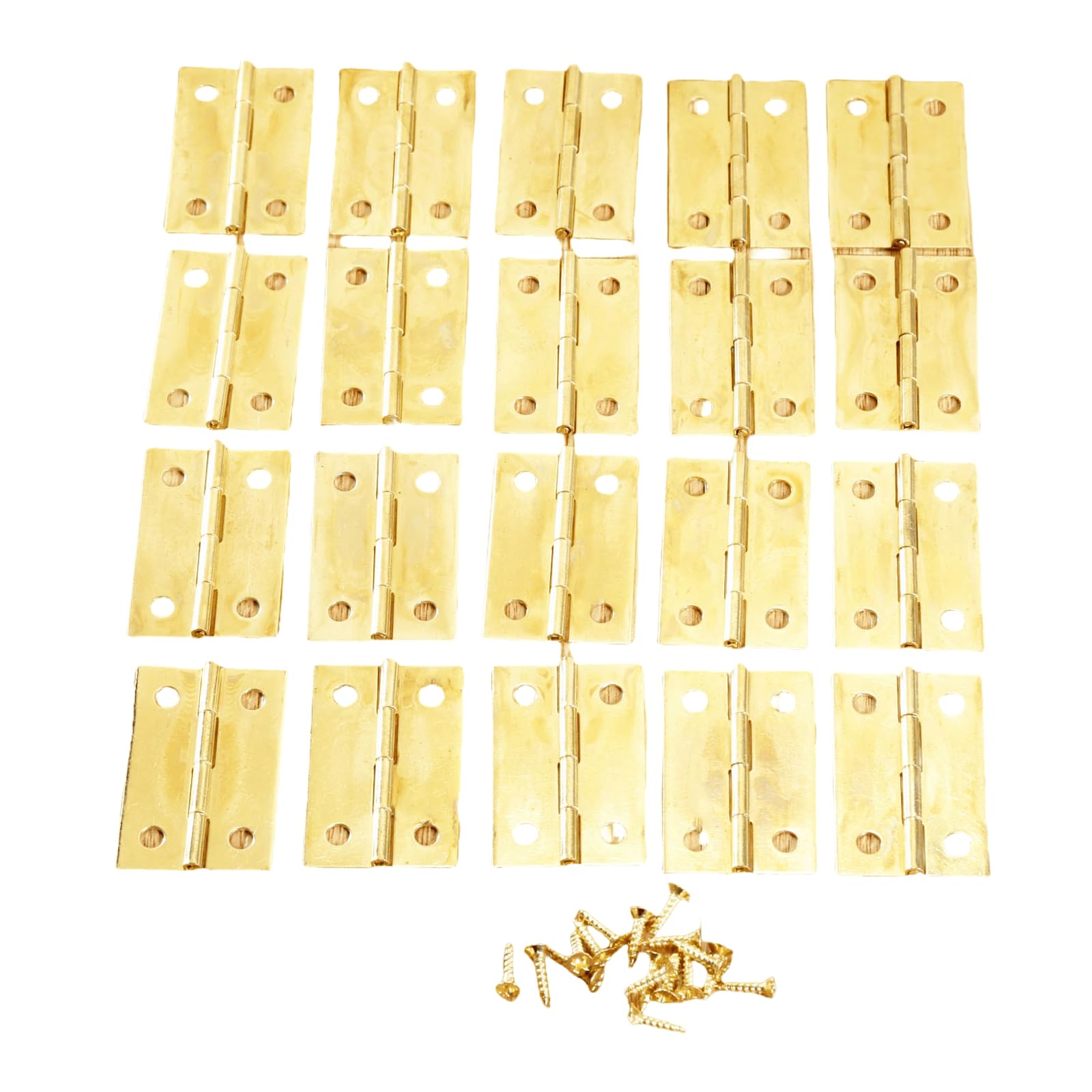 Amazon.co.jp: Dophee 32*21mm 20個 平蝶番 丁番 ミニ蝶番 木箱用の