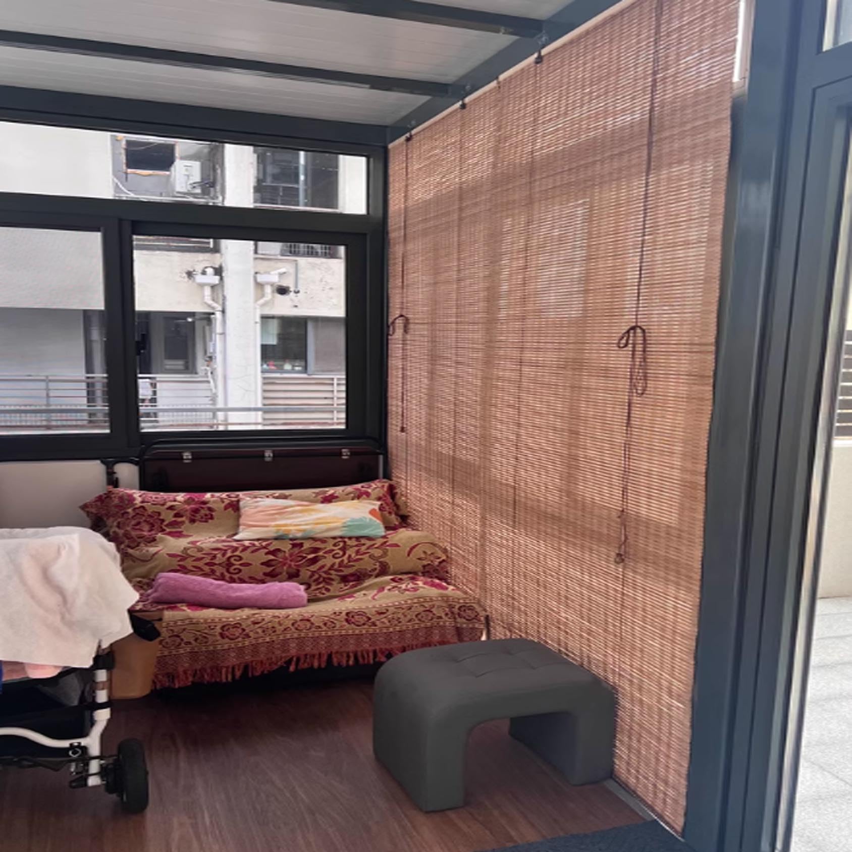 Retro Bambus Rollo Holzvorhang,Lichtdurchlässig Bambusrollos für Fenster Holzrollo Jalousie Lichtfilternde Rollo Bambus,für Büro und Wohnung