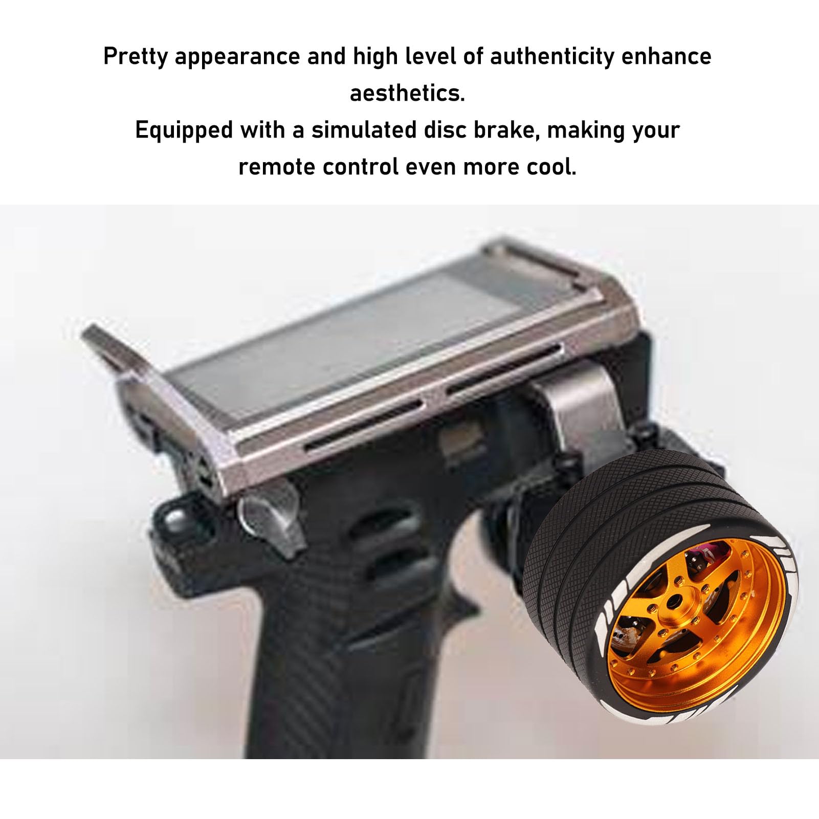 Aluminum Alloy Control Adapter, Great Replacement for FLYSKY NB4 Remote Control (GOLD)