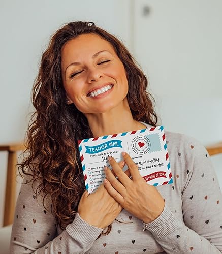 Miniatura 7 de 50 cartas motivacionales para enviar a casa para maestros  Preescolar, jardín de infantes, escuela primaria, fabricado en los Estados Unidos