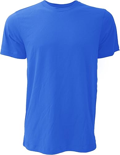 Bella - Camiseta de lona con cuello redondo para hombre