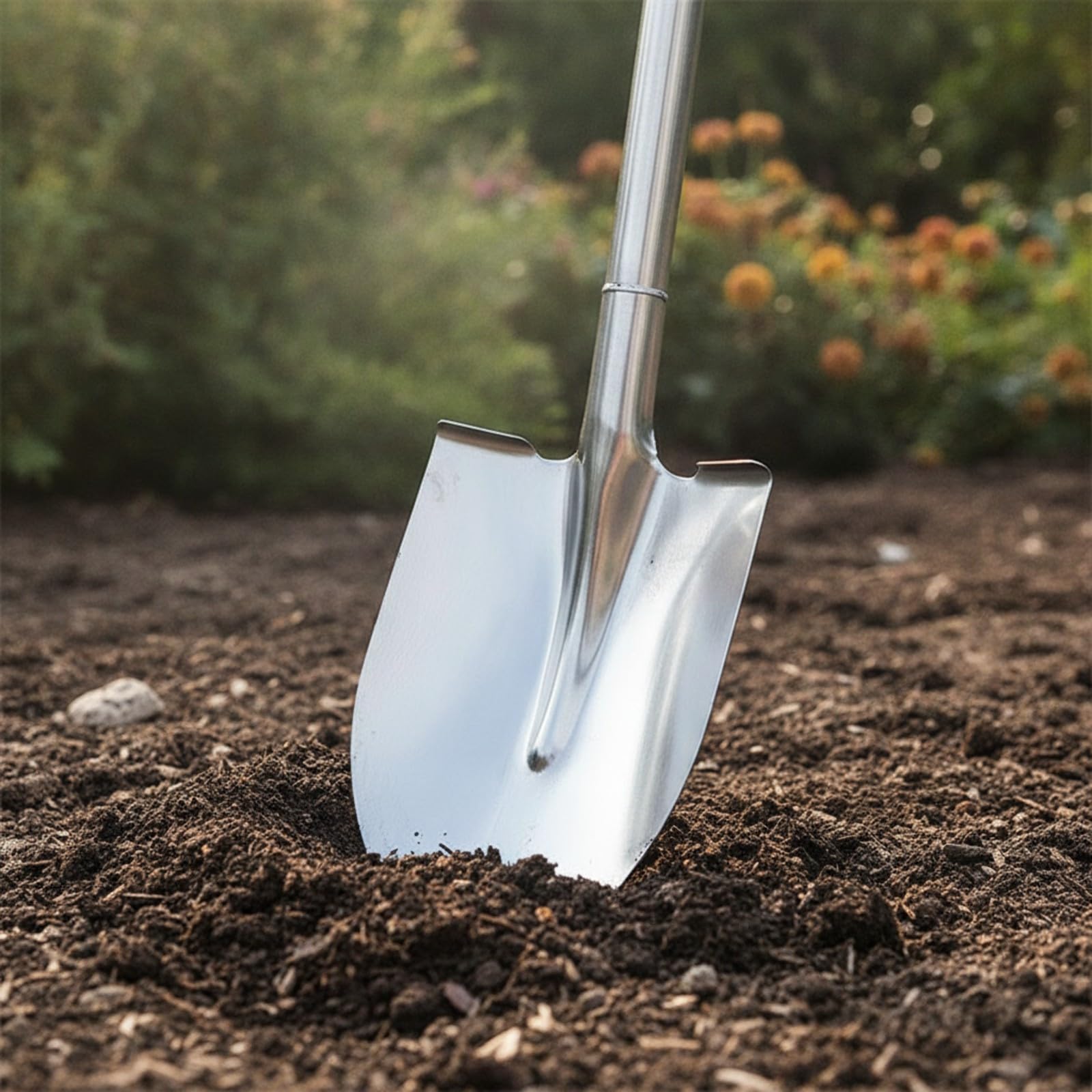 Badile da Giardinaggio Inossidabile | Anticorrosione, Attrezzo, per Orto, Agricoltori, Testa A Punta