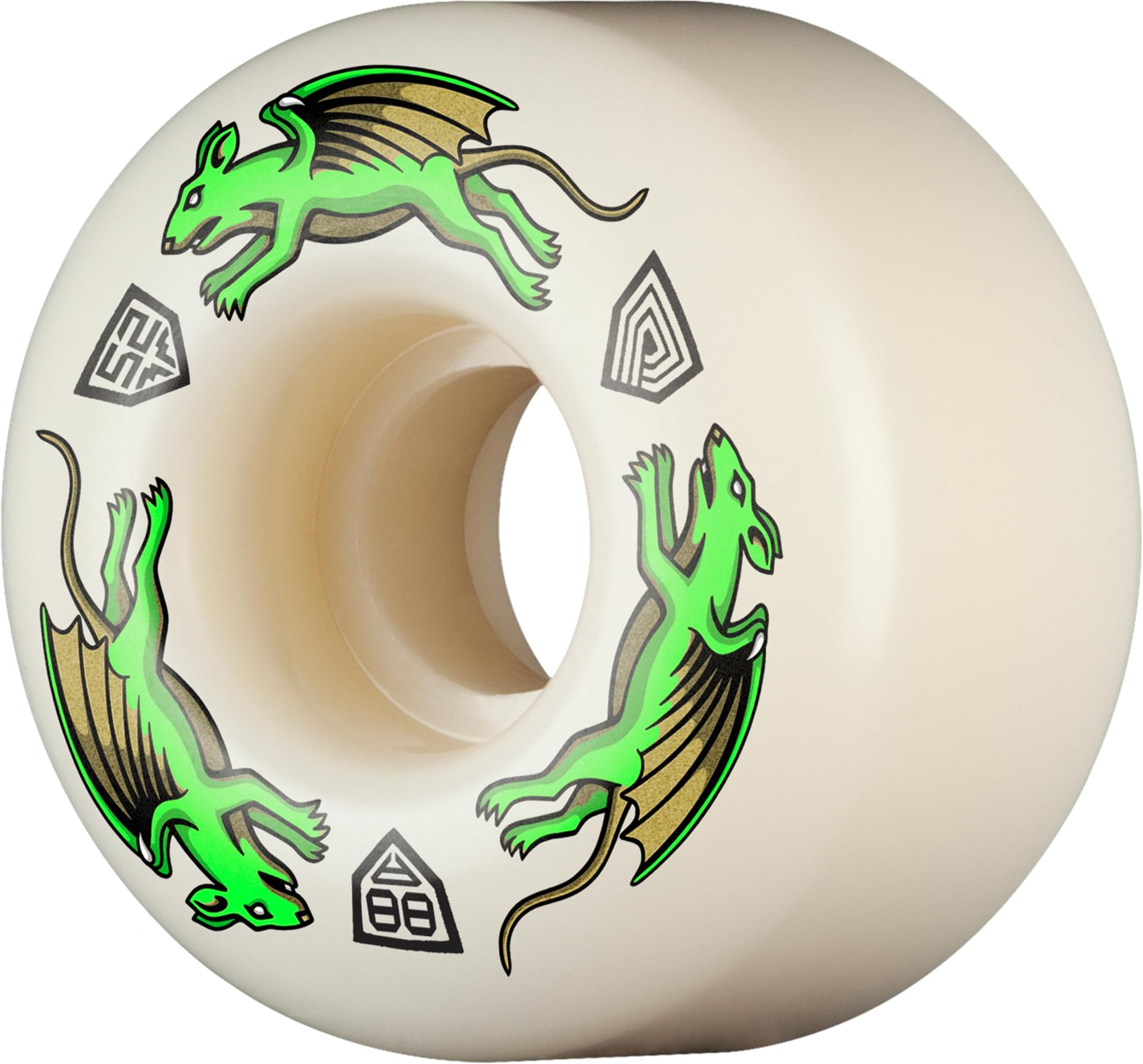 Powell Peralta Nano Rat Dragon Formula Rodas de skate 88A, AV4, 52