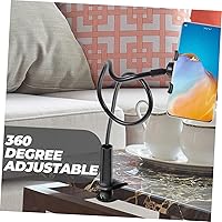 Vista 4 de Soporte para teléfono con clip, soporte para computadora portátil, multifuncional, ajustable, para teléfono celular, soporte para computadora