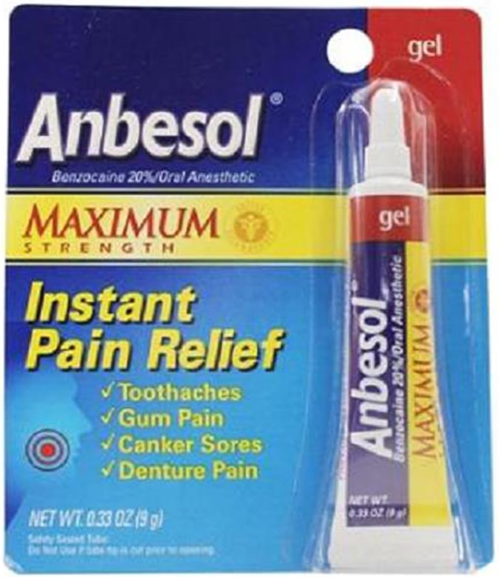 Product Of Anbesol, Maximum Strength Gel, Count 1 - Toothache & Mouth Remedy / Grab Varieties & Flavors