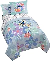 Vista 20 de Disney Frozen 2 Forest Spirit - Juego de cama completo de 7 piezas - Incluye edredón reversible y juego de sábanas - La ropa de cama presenta a Elsa