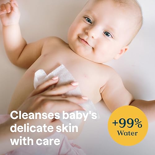 Miniatura 2 de ATTITUDE Toallitas para bebés sin perfume, para pieles sensibles con avena, origen natural, dermatológicamente probadas, para bebés, niños pequeños