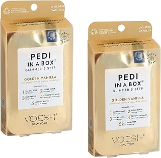 VOESH Pedi in a Box Glimmer - Paquete de 2, v...